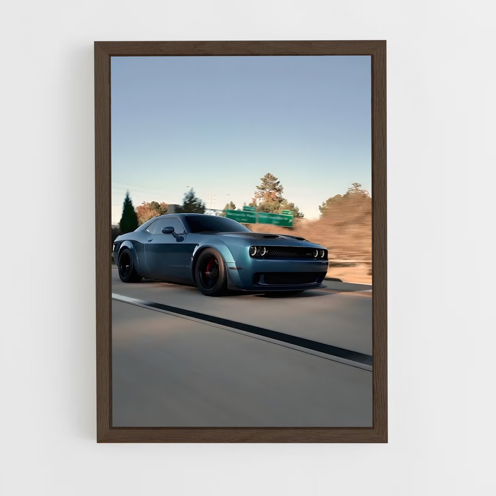 Poster Challenger srt redeye – affiche Dodge (vue 5)